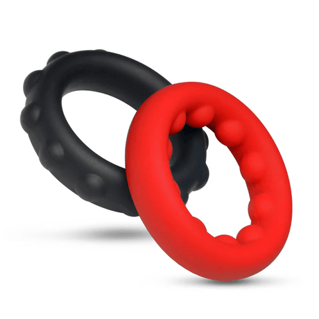 Jock Weighted Silicone C-Ring Set with Metal Core