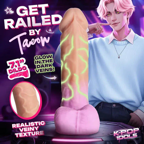 K-Pop Idols Taeon Silicone Dildo