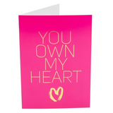 Kama Sutra Naughty Notes You Own My Heart Adult Romantic Card