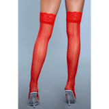 Keep A Secret Thigh Highs - Red