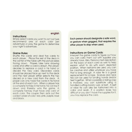 Kheper Games 50 Positions of Bondage Card Game