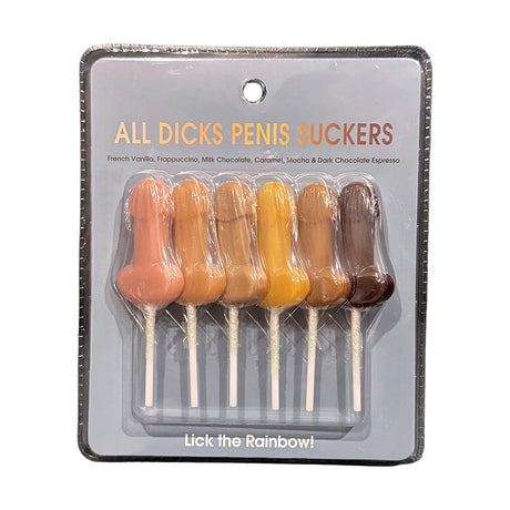 Kheper Games All Dicks Penis Suckers 6-Pack