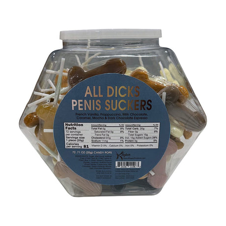 Kheper Games All Dicks Penis Suckers 72-Pack