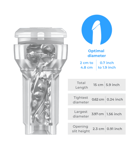 Kiiroo Feel Sensation Stroker - PowerBlow Compatible - Automatic Male Masturbator