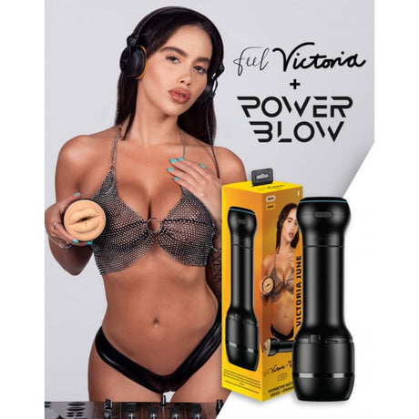 Kiiroo Feel Victoria June Mouth Stroker + PowerBlow Combo