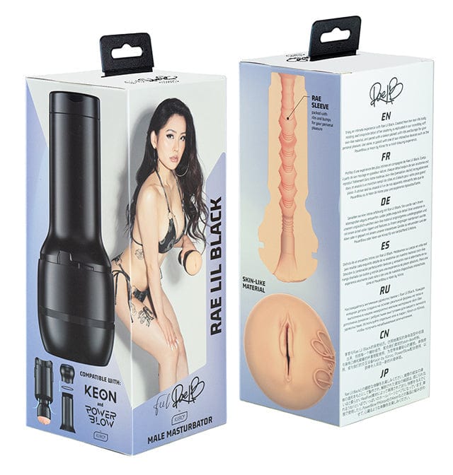 Kiiroo FeelStar Rae Lil Black Pussy Stroker