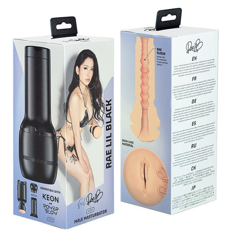 Kiiroo FeelStar Rae Lil Black Pussy Stroker