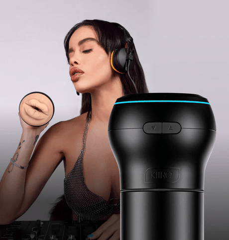 Kiiroo PowerBlow &amp; FeelVictoria June Mouth Combo - Male Masturbator