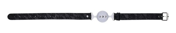 Lace Silicone Breathable Ball Gag - Black