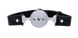 Lace Silicone Breathable Ball Gag - Black