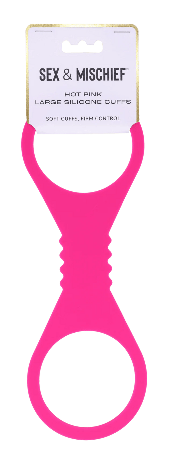 Large Hot Pink Silicone Cuffs