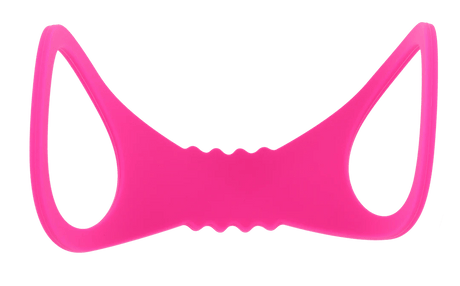 Large Hot Pink Silicone Cuffs