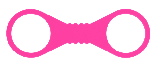 Large Hot Pink Silicone Cuffs