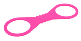 Large Hot Pink Silicone Cuffs