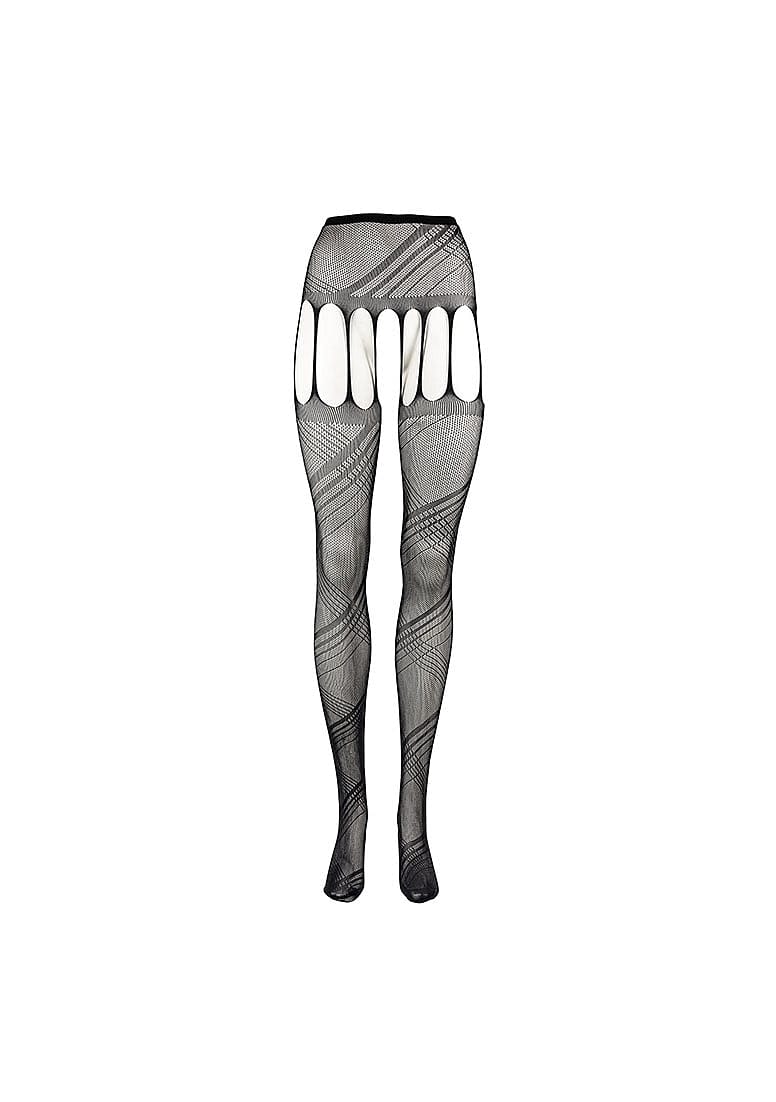 Le Désir Crotchless Cut-Out Pantyhose OS
