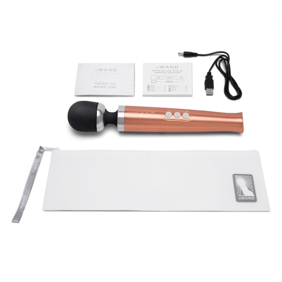 Le Wand Die Cast Rechargeable Vibrating Massager - Rose Gold