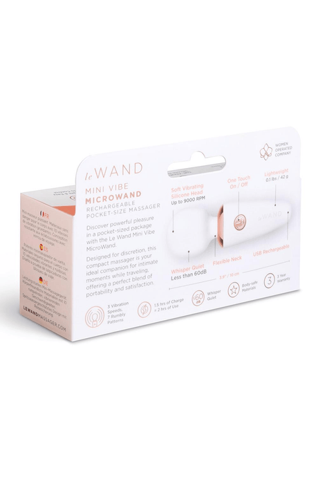 Le Wand Mini Micro Wand White