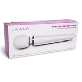Le Wand Powerful Petite Plug-In Vibrating Wand Massager - White