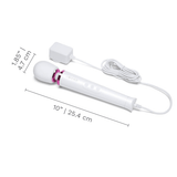 Le Wand Powerful Petite Plug-In Vibrating Wand Massager - White
