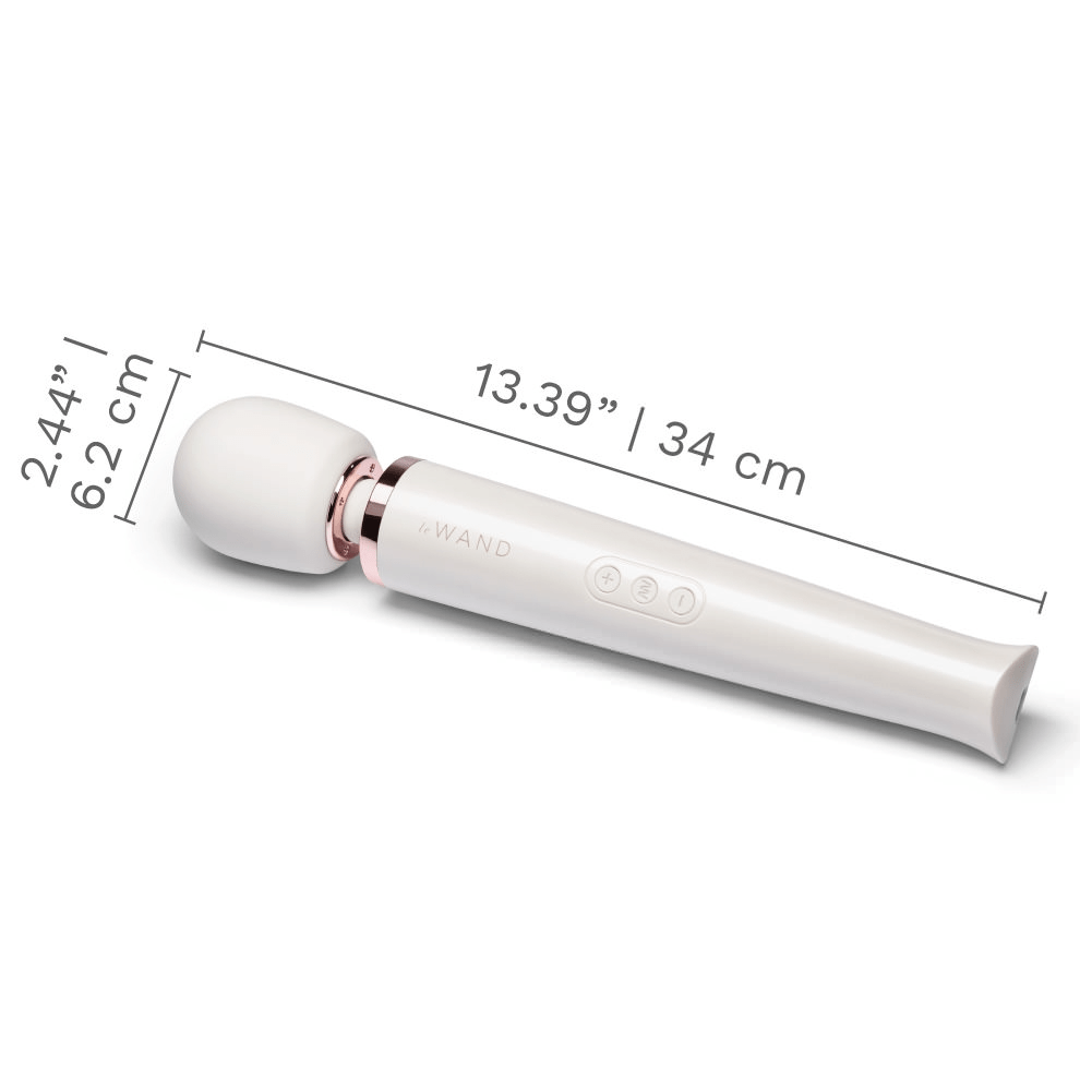 Le Wand Rechargeable Vibrating Massager - Award-Winning Powerhouse - White