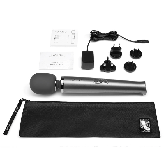 Le Wand Rechargeable Vibrating Massager - Gray