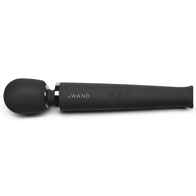 Le Wand Rechargeable Vibrating Wand Massager - Black
