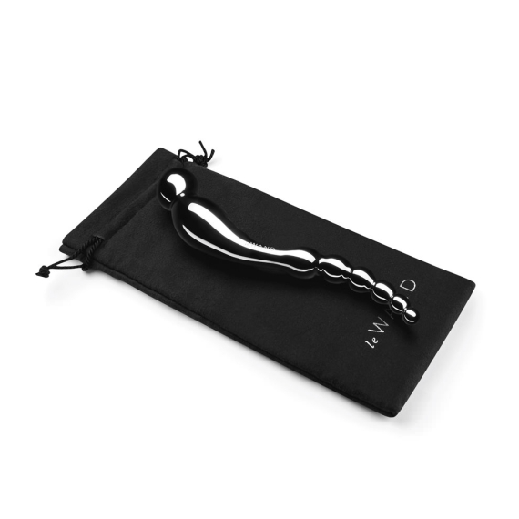 Le Wand Swerve - Dual-Ended Stainless Steel - Rippled Beads & Anal Stimulation