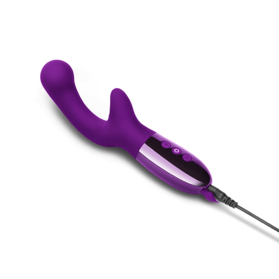 Le Wand XO - G-Spot & P-Spot Vibrator - Dark Cherry