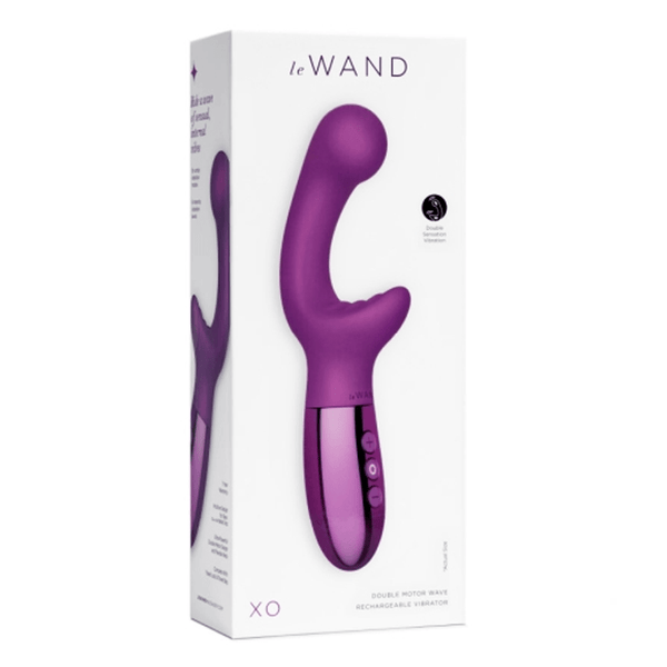 Le Wand XO - G-Spot & P-Spot Vibrator - Dark Cherry