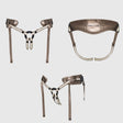 Desirous Leatherette Strap-On Harness for Pegging & Couples Play