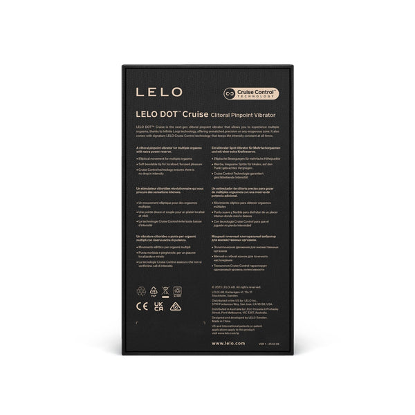 Lelo Dot Cruise - Precision Clitoral Stimulator - Lemon Sorbet