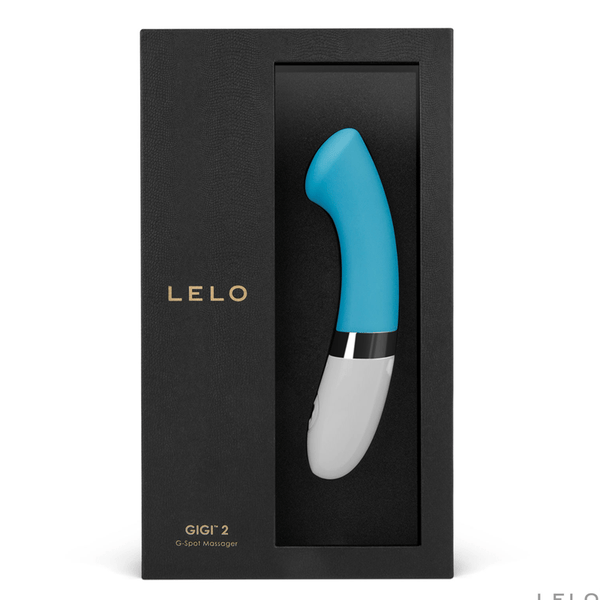 Lelo Gigi 2 - Enhanced G-Spot Vibrator - Turquoise Blue