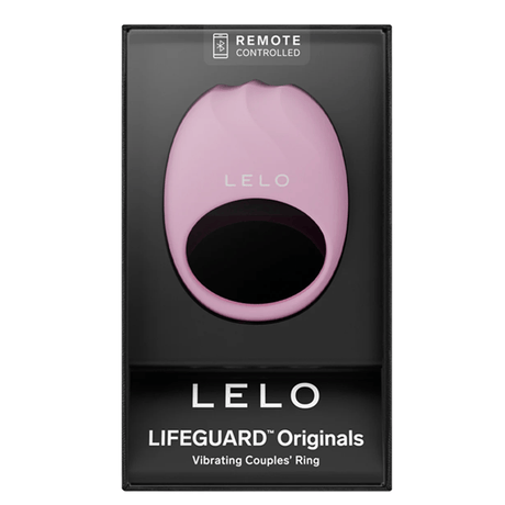 LELO LIFEGUARD Originals Soft Pink App-Controlled Penis Ring