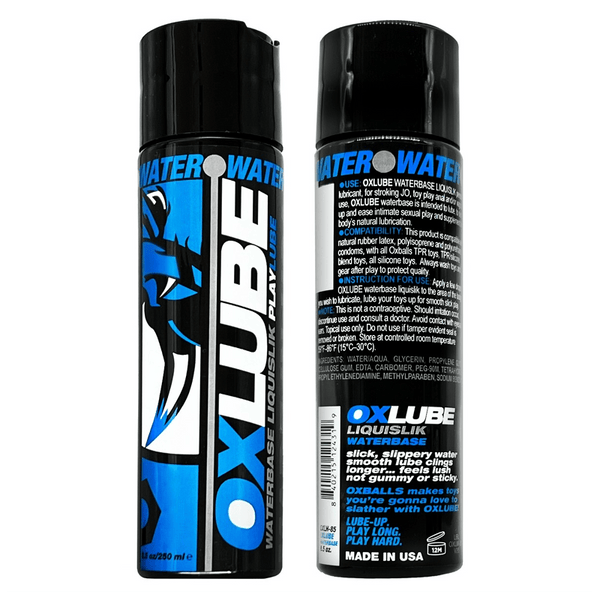 LIQUISLIK Waterbase, OXLube, 8.5 oz