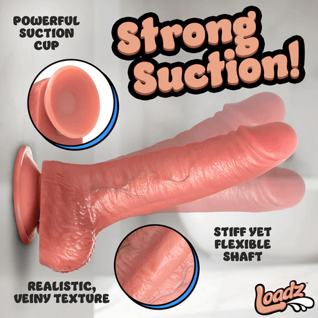 Loadz JOCK Remote-Control Thrusting, Vibrating & Squirting Dildo