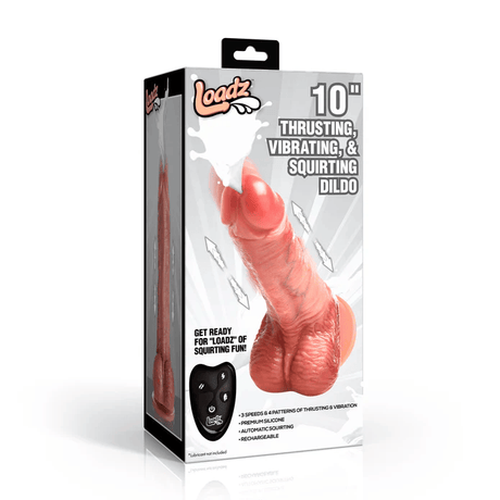 Loadz JOCK Remote-Control Thrusting, Vibrating & Squirting Dildo