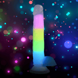 Lollicock 7" GID Rainbow Silicone balls*