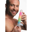 Lollicock 7" GID Rainbow Silicone balls*