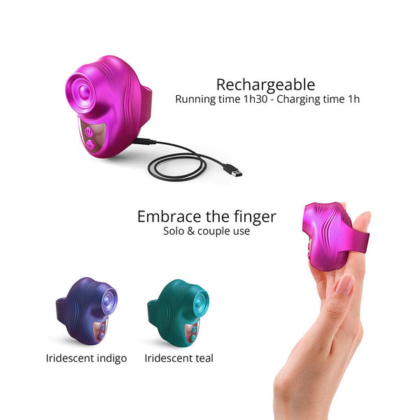Love to Love Kisscool - Iridescent Berry - Clitoral Stimulation
