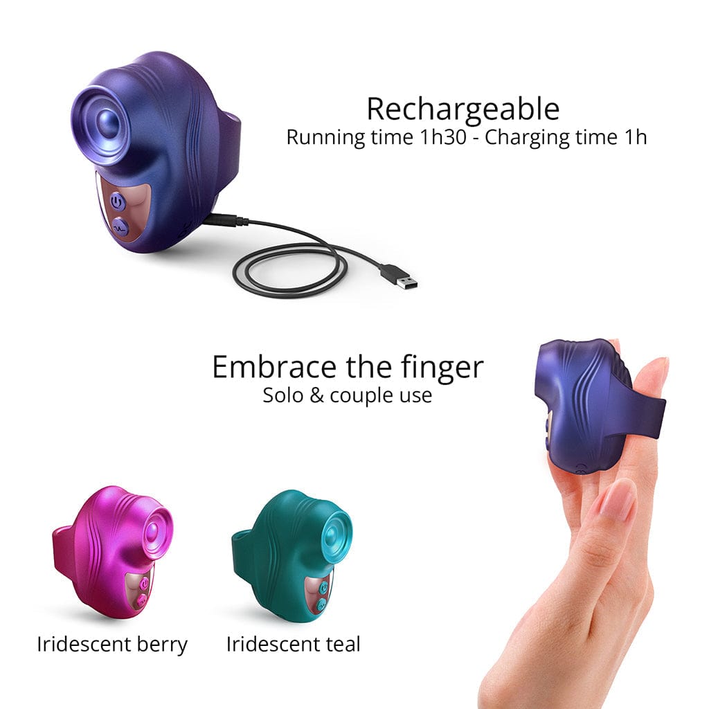 Love To Love Kisscool - Iridescent Indigo - Clitoral Stimulation