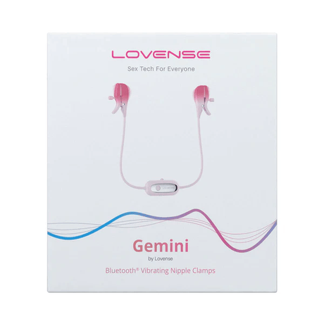 Lovense Gemini Adjustable Vibrating Nipple Clamps – App Controlled