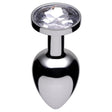 Lucent Jewel Accented Anal Plug *
