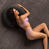 Lune Side Snuggle Pillow with Palm Vibrator Black