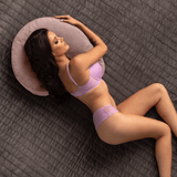 Lune Side Snuggle Pillow with Palm Vibrator Rose