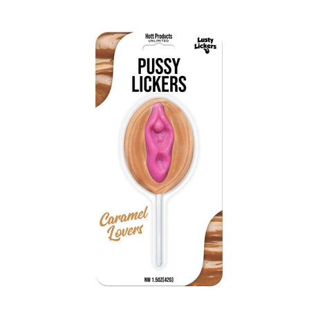 Lusty Lickers Pussy Pop - Caramel