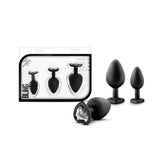 Luxe Bling Plugs Training Kit - White Gems 3pc