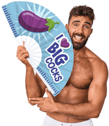 M Proud Love Big Cock 25" Pride Fan