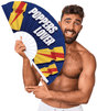 M Proud Poppers Lover 25" Pride Fan
