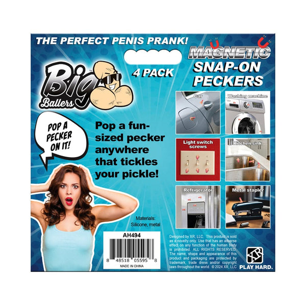Magnetic Snap-On Peckers - 4 pk