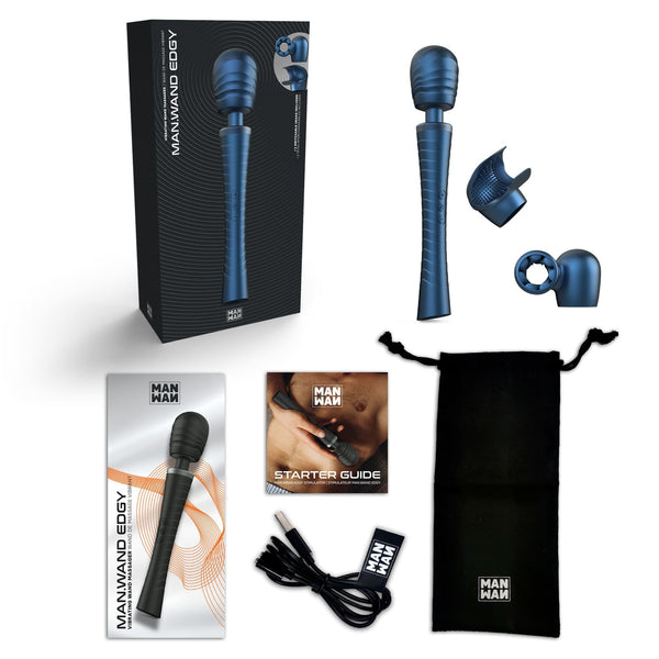 MAN.WAND EDGY Stellar Blue Penis & Clitoral Wand